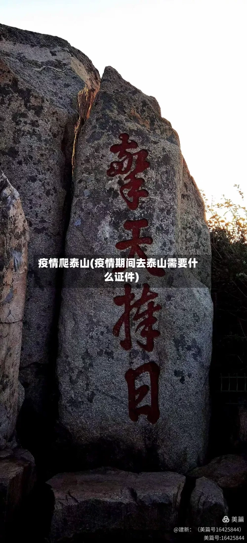 疫情爬泰山(疫情期间去泰山需要什么证件)-第2张图片