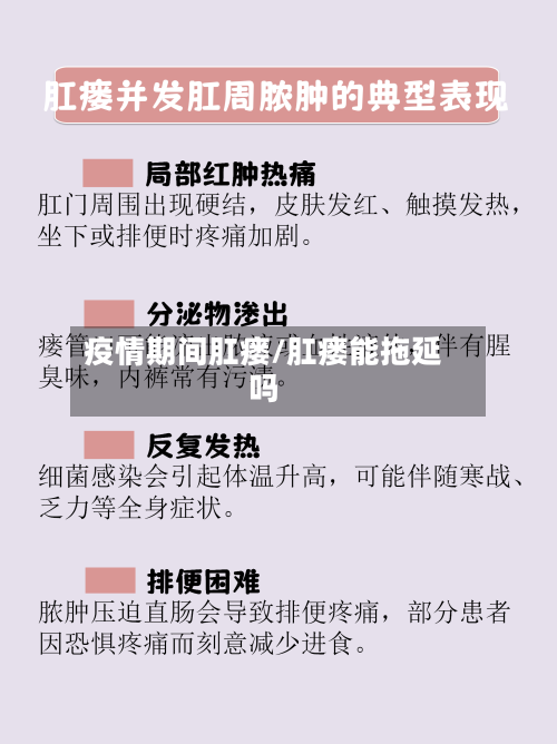 疫情期间肛瘘/肛瘘能拖延吗-第3张图片