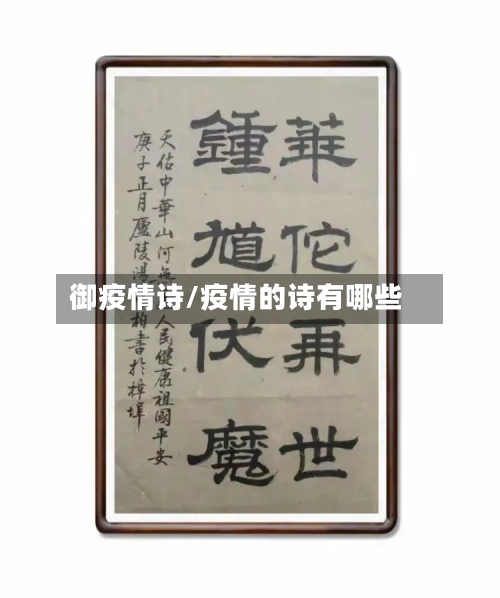 御疫情诗/疫情的诗有哪些-第1张图片