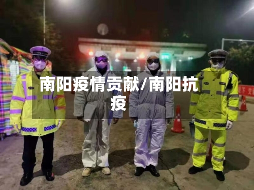 南阳疫情贡献/南阳抗疫-第1张图片