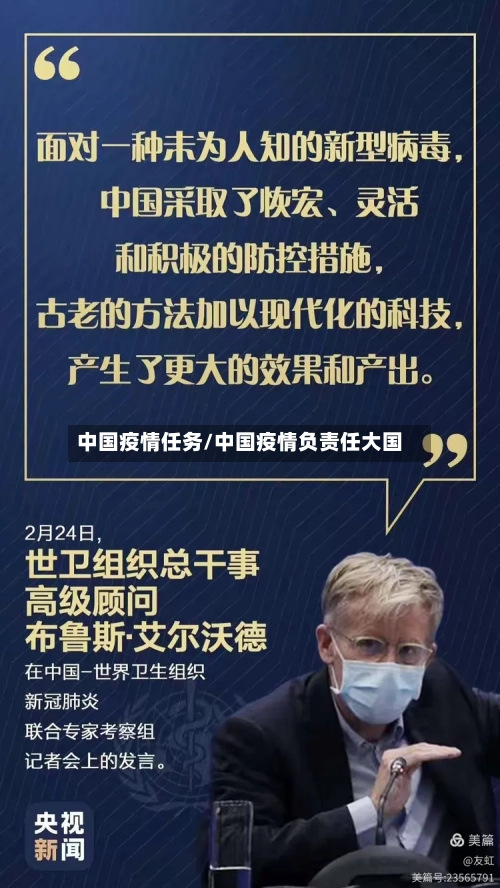 中国疫情任务/中国疫情负责任大国-第1张图片