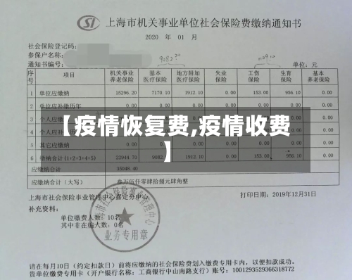 【疫情恢复费,疫情收费】-第1张图片