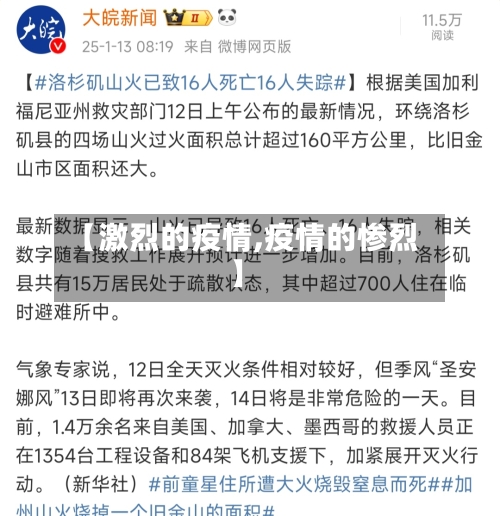 【激烈的疫情,疫情的惨烈】-第2张图片