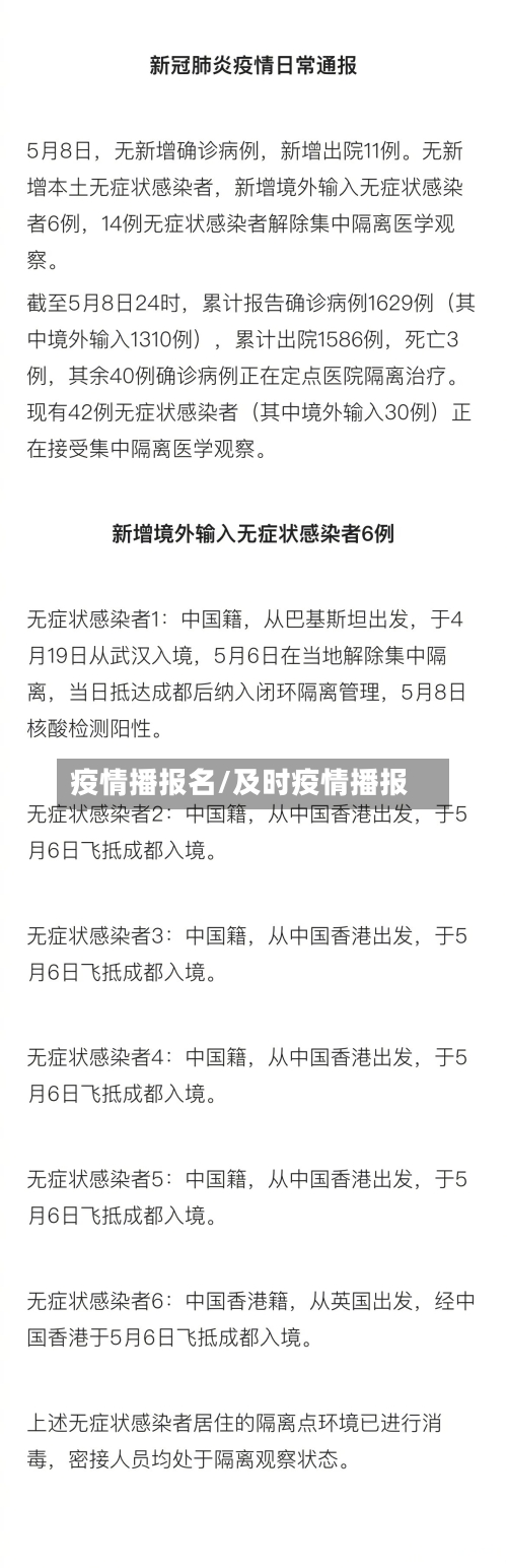 疫情播报名/及时疫情播报-第1张图片