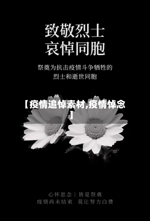 【疫情追悼素材,疫情悼念】-第3张图片