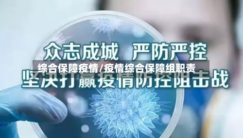 综合保障疫情/疫情综合保障组职责-第2张图片