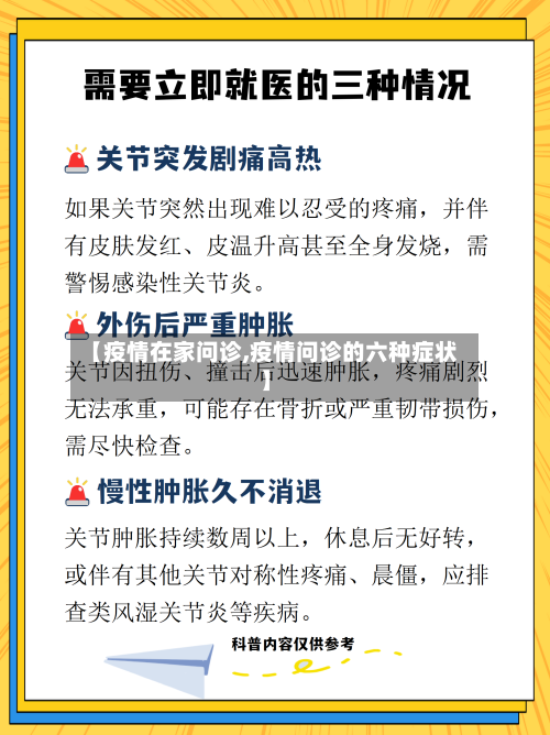 【疫情在家问诊,疫情问诊的六种症状】-第1张图片